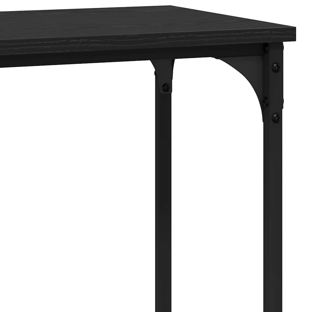 Konsolentisch Schwarze Eiche 75 x 30.5 x 75 cm Holzwerkstoff