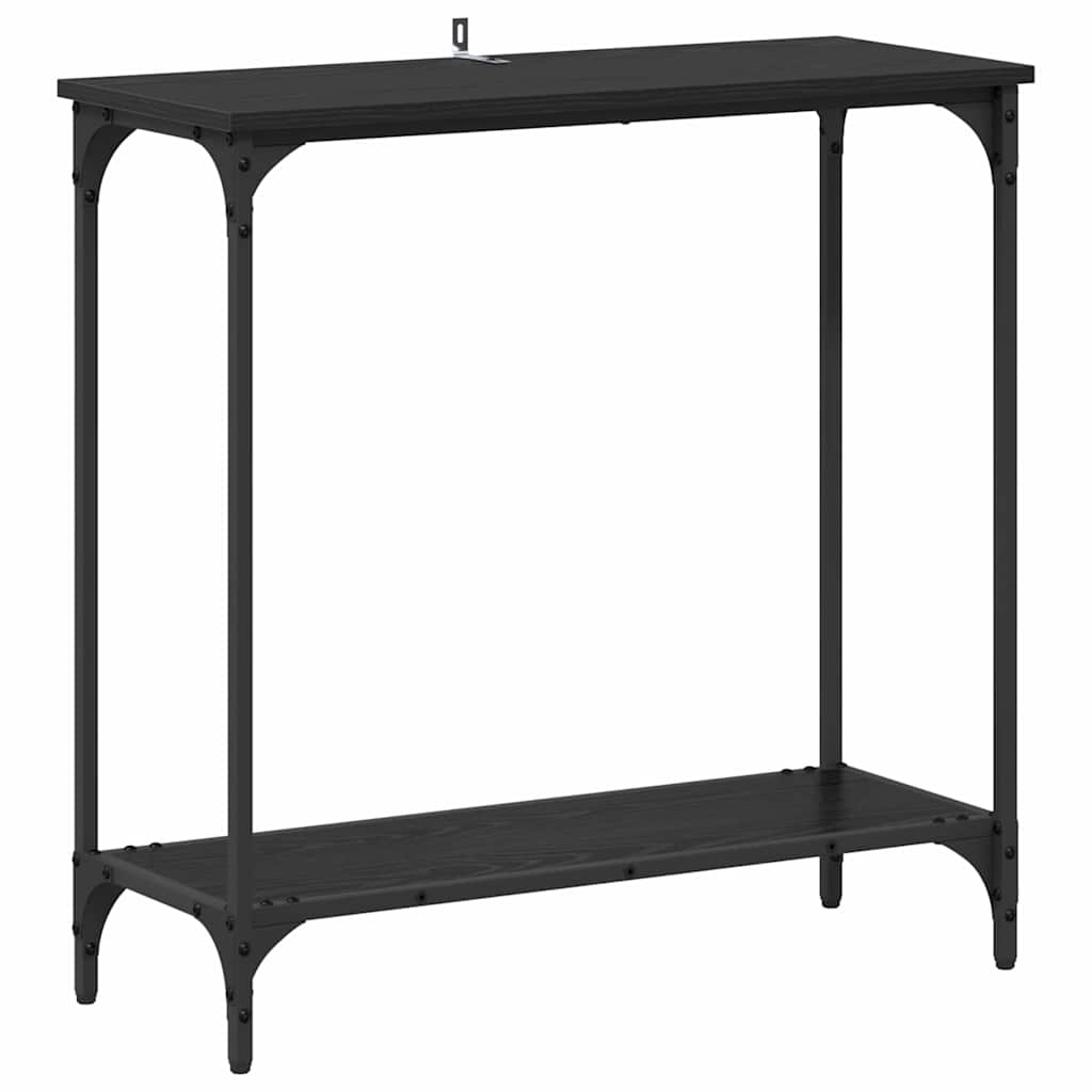 Konsolentisch Schwarze Eiche 75 x 30.5 x 75 cm Holzwerkstoff