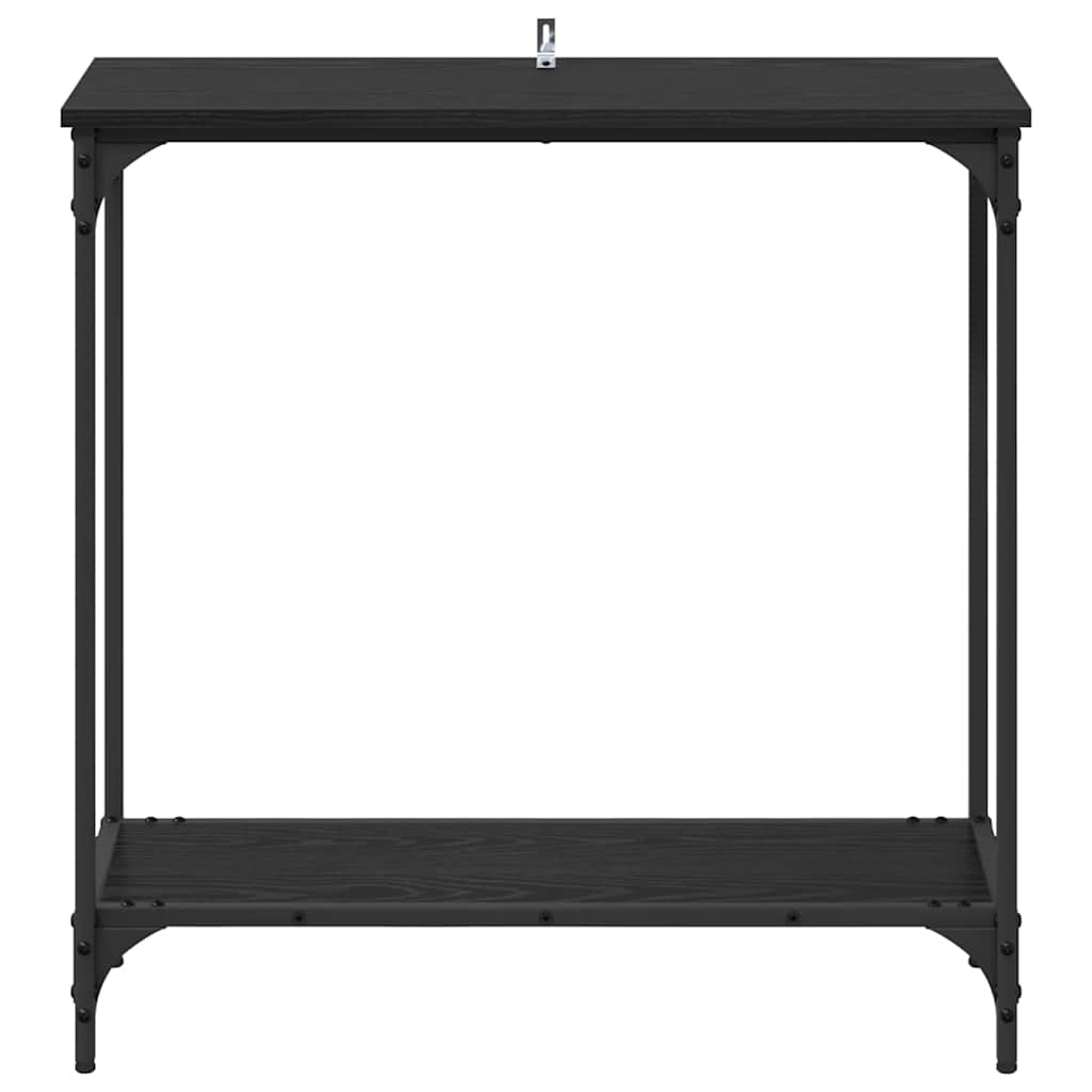 Konsolentisch Schwarze Eiche 75 x 30.5 x 75 cm Holzwerkstoff
