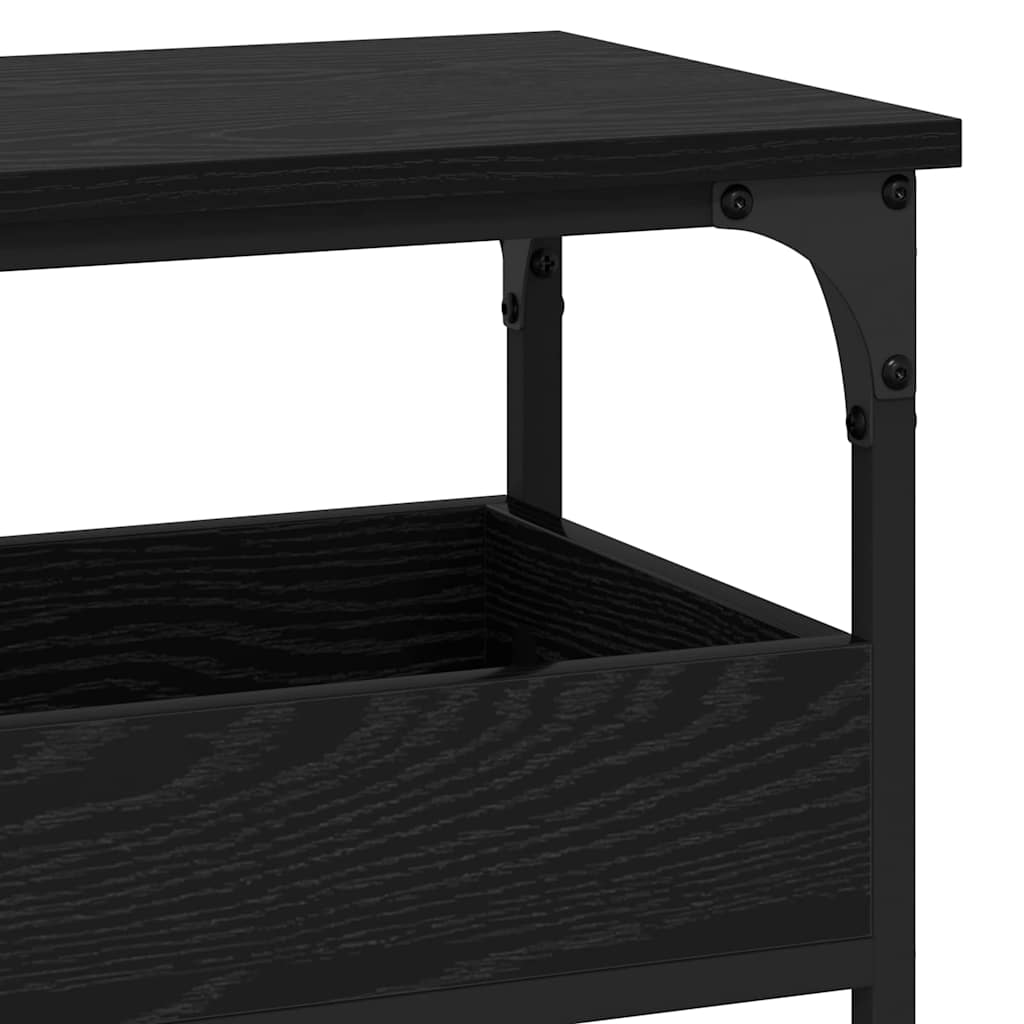 Konsolentisch Schwarze Eiche 100 x 29 x 75 cm Holzwerkstoff