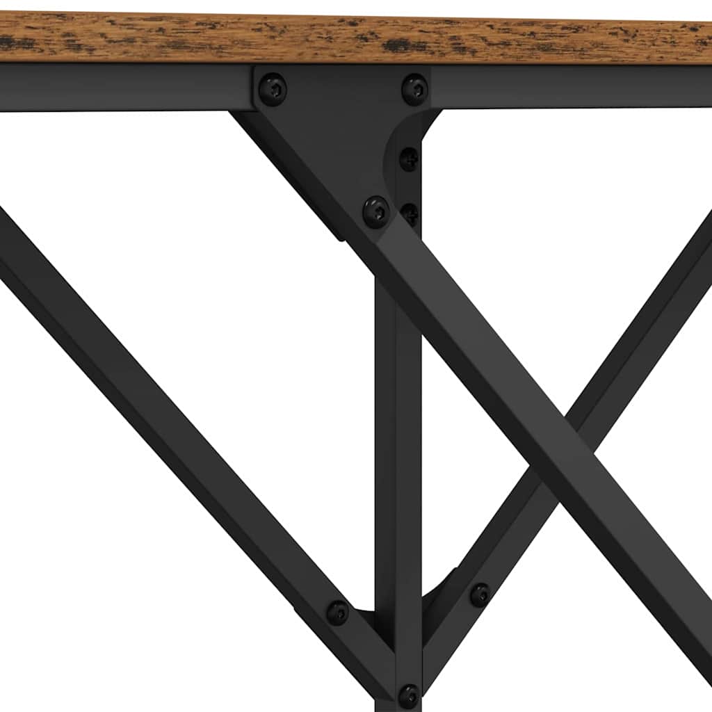 Konsolentisch Altholz 140 x 29 x 75 cm Holzwerkstoff