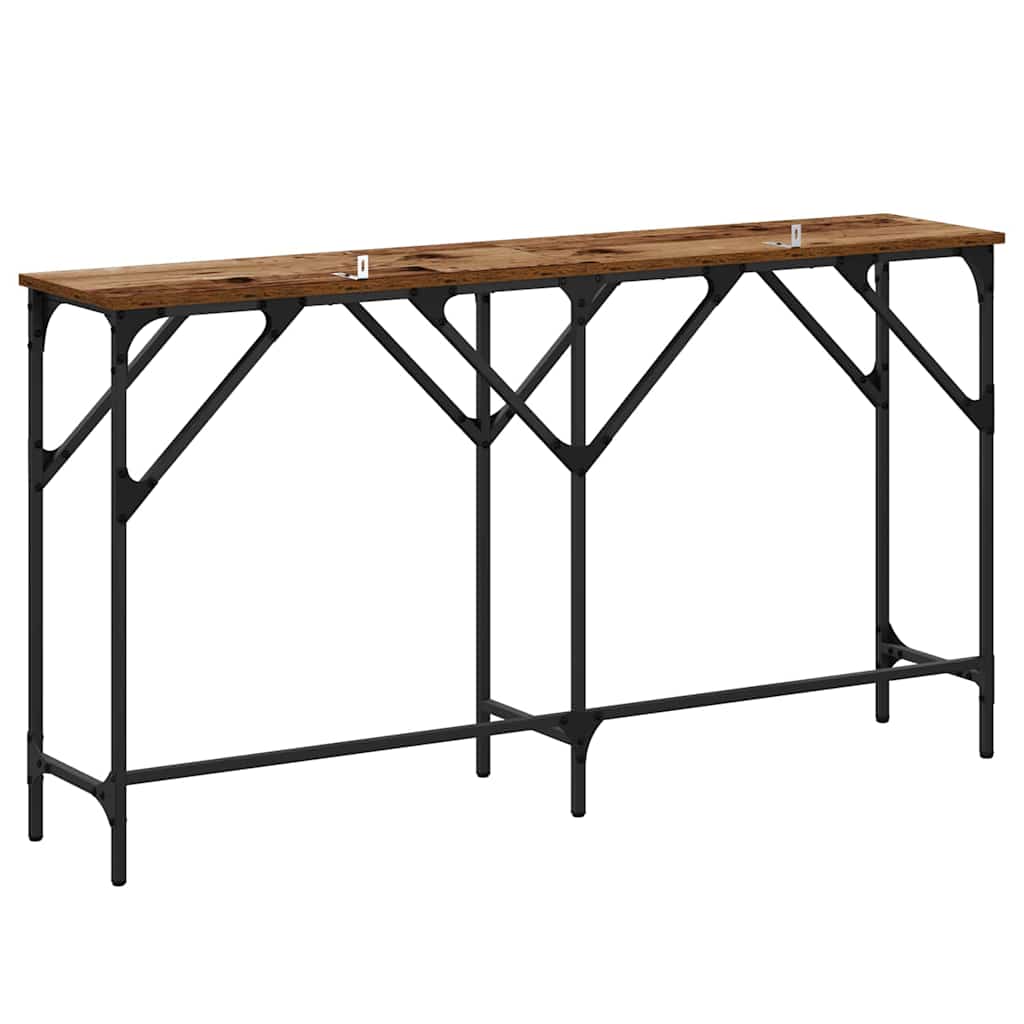 Konsolentisch Altholz 140 x 29 x 75 cm Holzwerkstoff