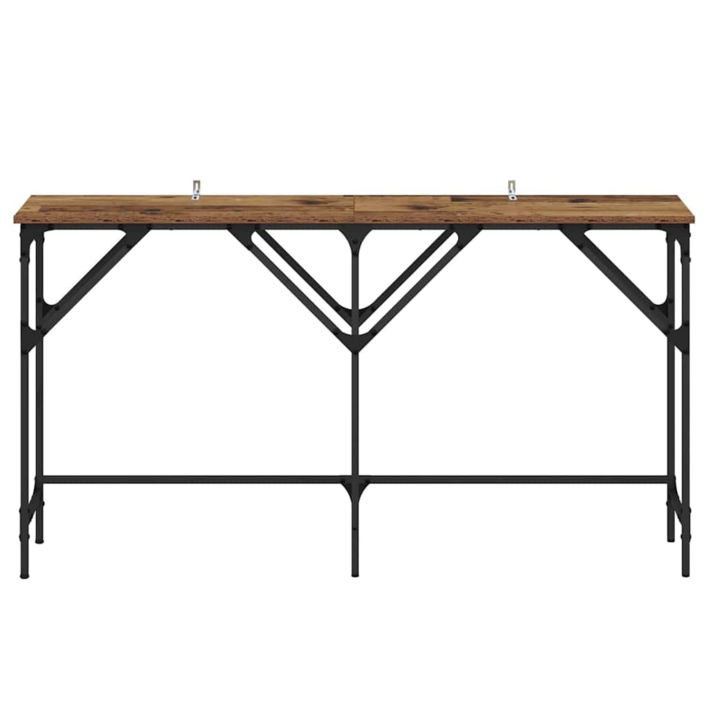 Konsolentisch Altholz 140 x 29 x 75 cm Holzwerkstoff