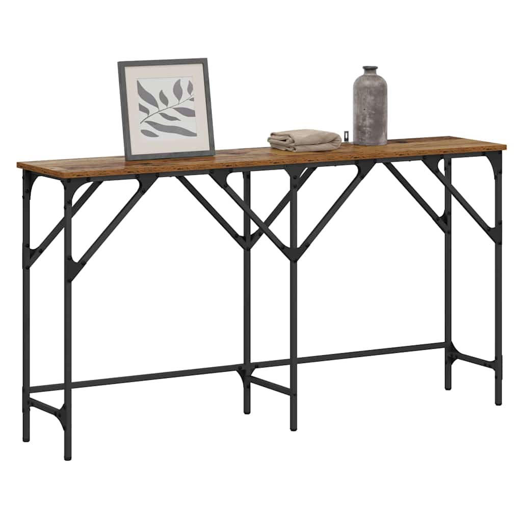 Konsolentisch Altholz 140 x 29 x 75 cm Holzwerkstoff