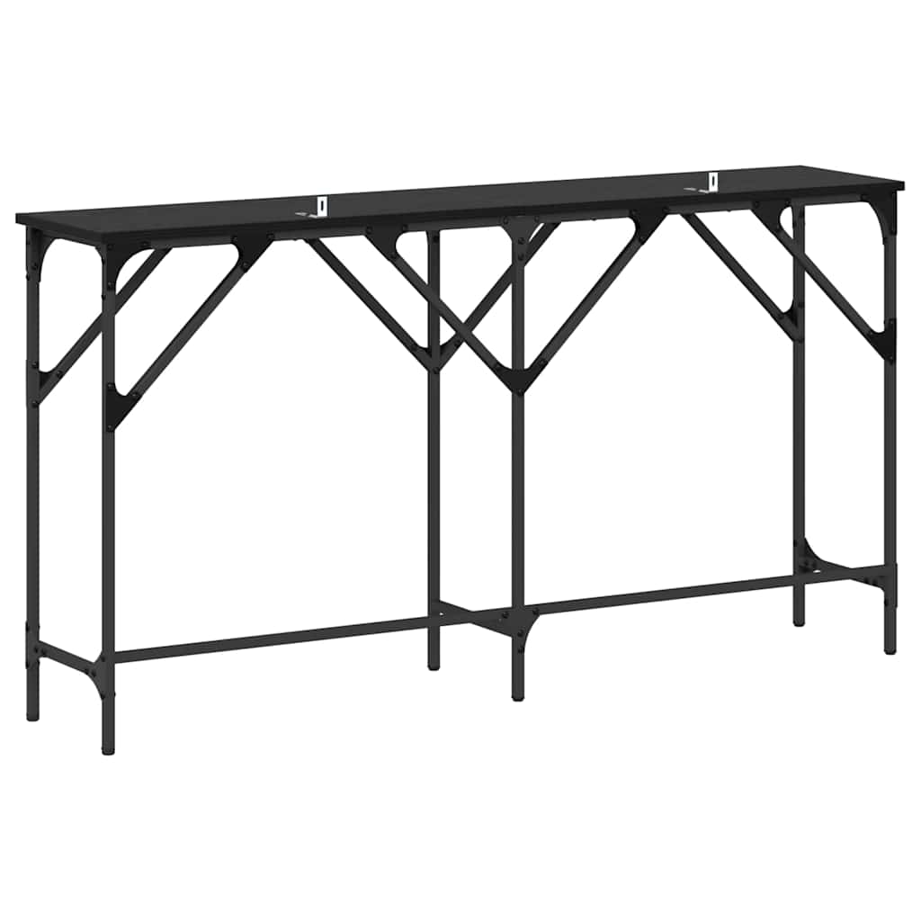 Konsolentisch Schwarze Eiche 140 x 29 x 75 cm Holzwerkstoff