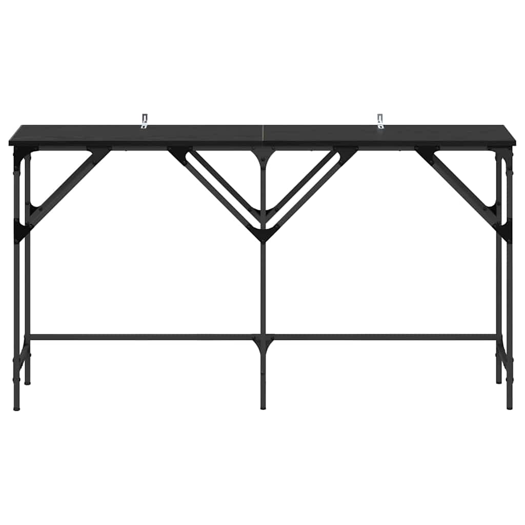 Konsolentisch Schwarze Eiche 140 x 29 x 75 cm Holzwerkstoff