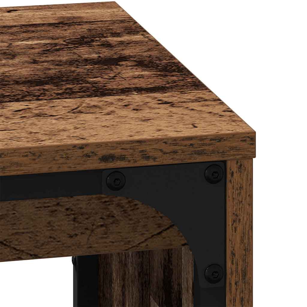 Nesting Couchtisch 3 pcs Altholz 60 x 35 x 56 cm Holzwerkstoff