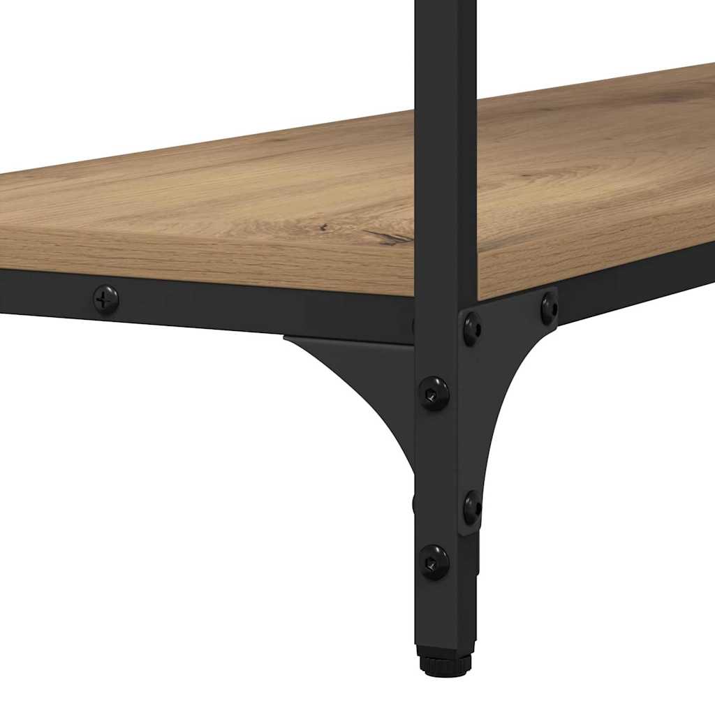Konsolentisch Eiche handwerklich 100 x 30 x 75 cm Holzwerkstoff