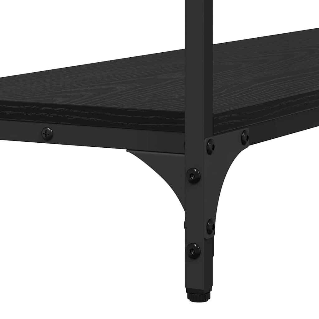 Konsolentisch Schwarze Eiche 100 x 30 x 75 cm Holzwerkstoff