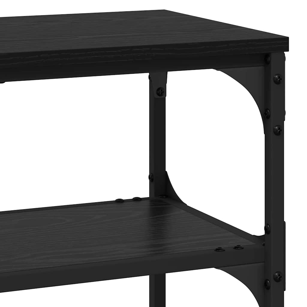 Konsolentisch Schwarze Eiche 100 x 30 x 75 cm Holzwerkstoff
