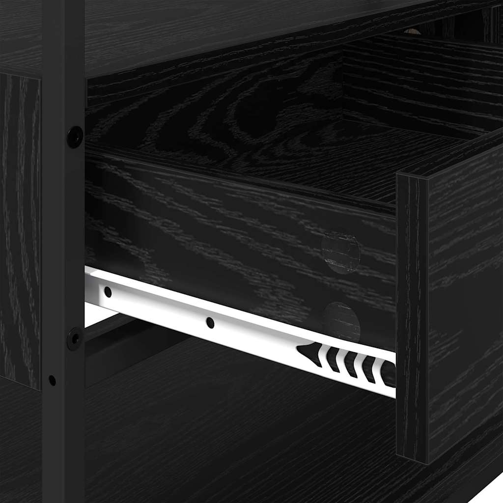 Kleiderschrank Schwarze Eiche 89 x 39 x 184.5 cm Holzwerkstoff