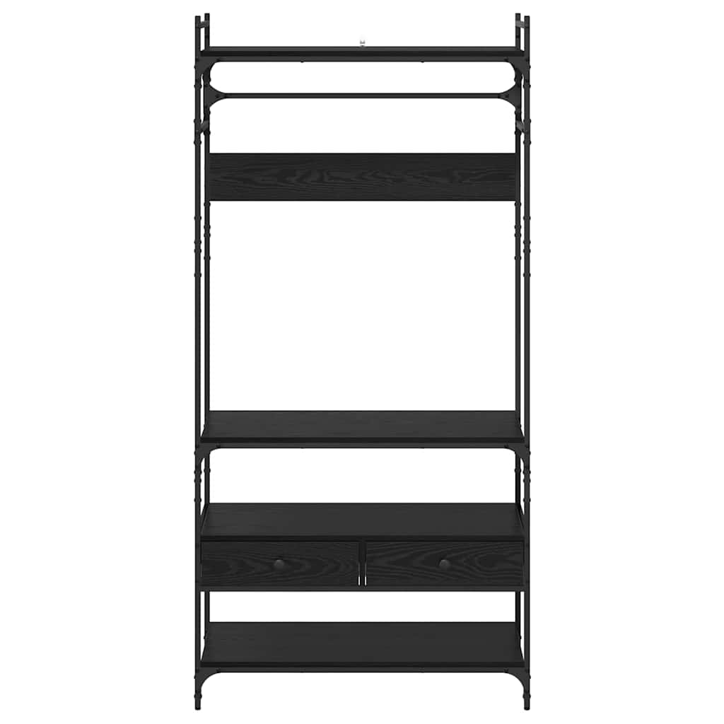 Kleiderschrank Schwarze Eiche 89 x 39 x 184.5 cm Holzwerkstoff