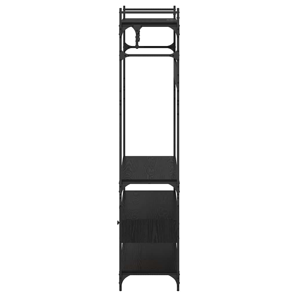 Kleiderschrank Schwarze Eiche 89 x 39 x 184.5 cm Holzwerkstoff
