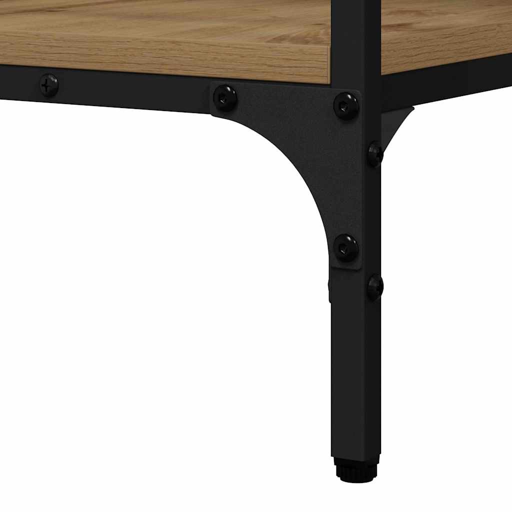 Konsolentisch Eiche handwerklich 100 x 32 x 75 cm Holzwerkstoff