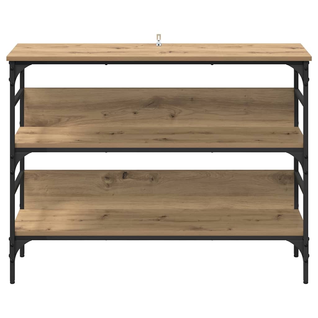 Konsolentisch Eiche handwerklich 100 x 32 x 75 cm Holzwerkstoff