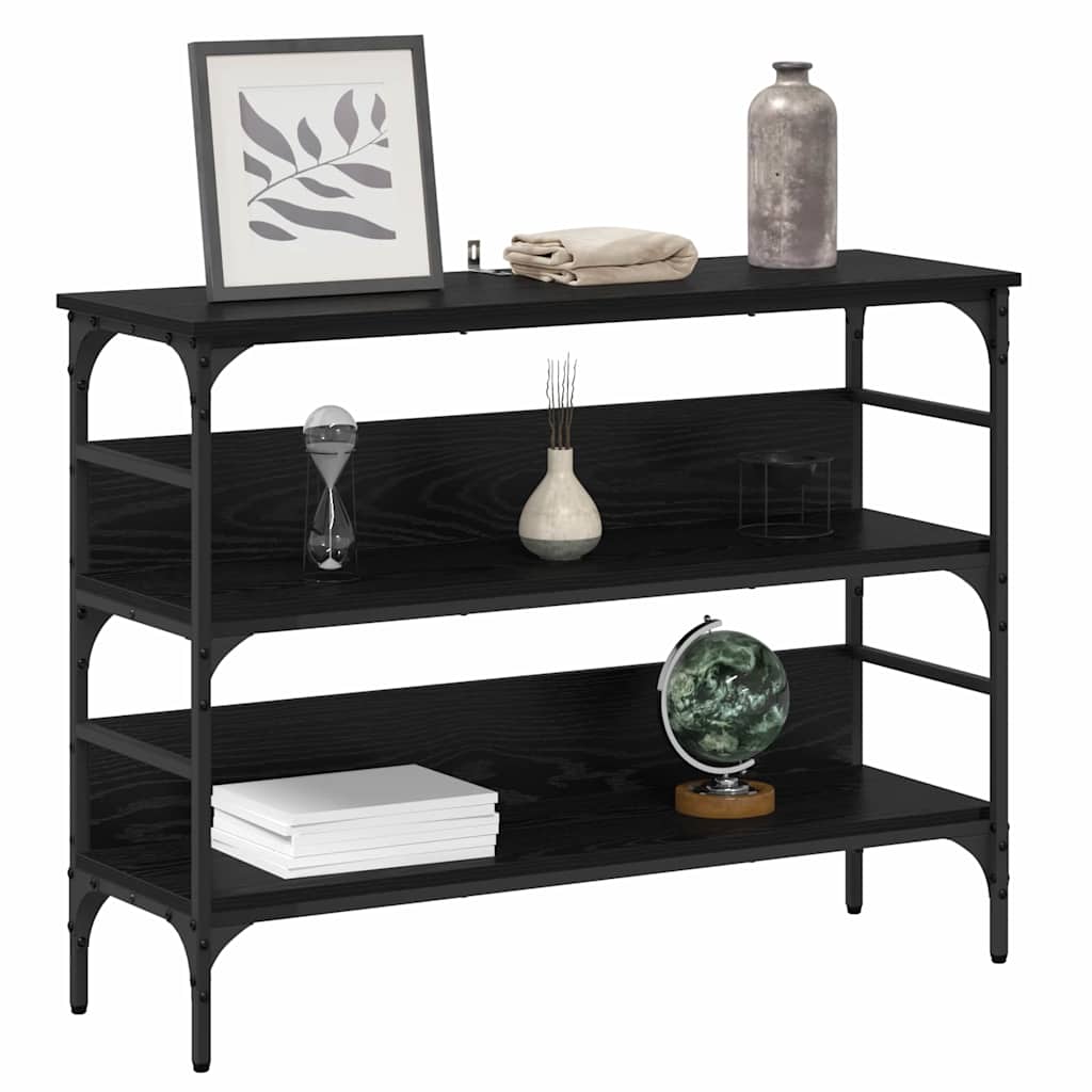 Konsolentisch Schwarze Eiche 100 x 32 x 75 cm Holzwerkstoff