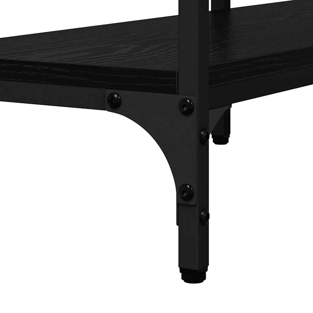 Konsolentisch Schwarze Eiche 160 x 29 x 80 cm Holzwerkstoff