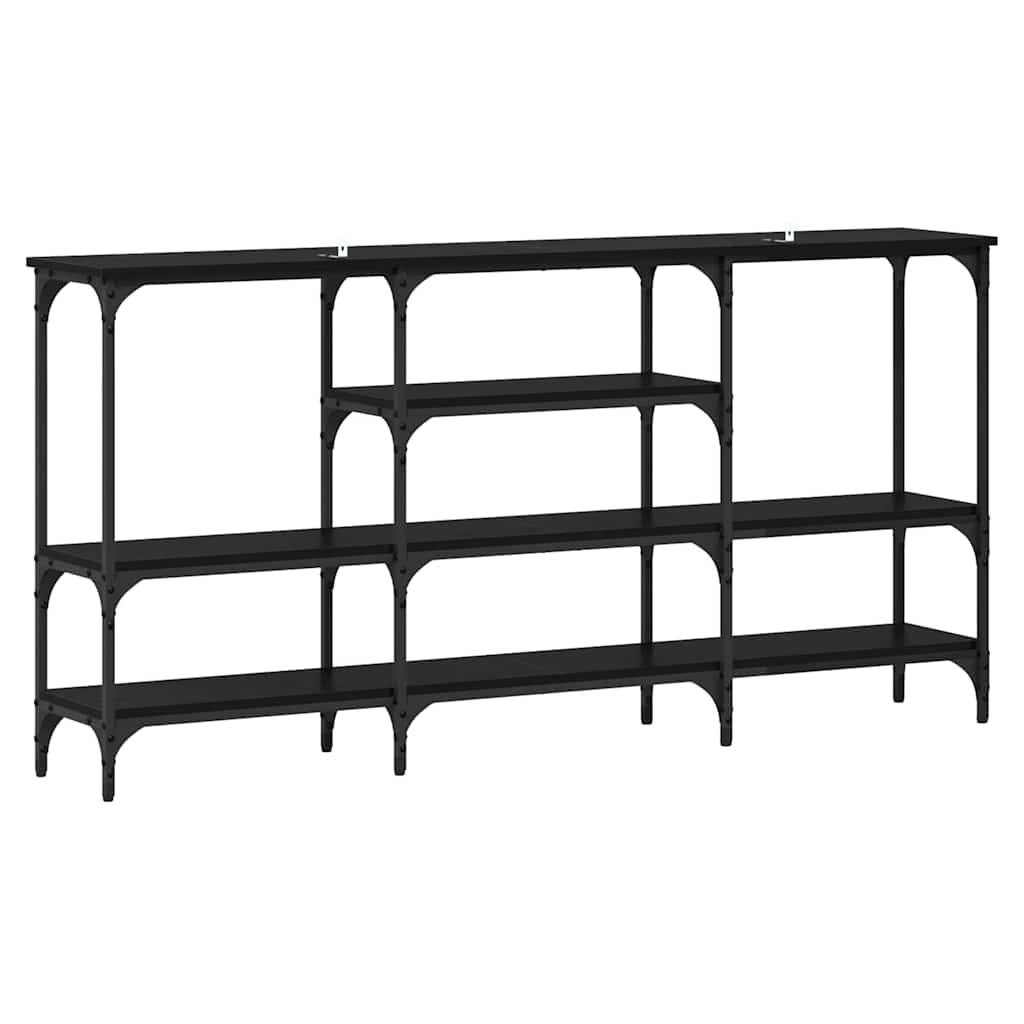 Konsolentisch Schwarze Eiche 160 x 29 x 80 cm Holzwerkstoff