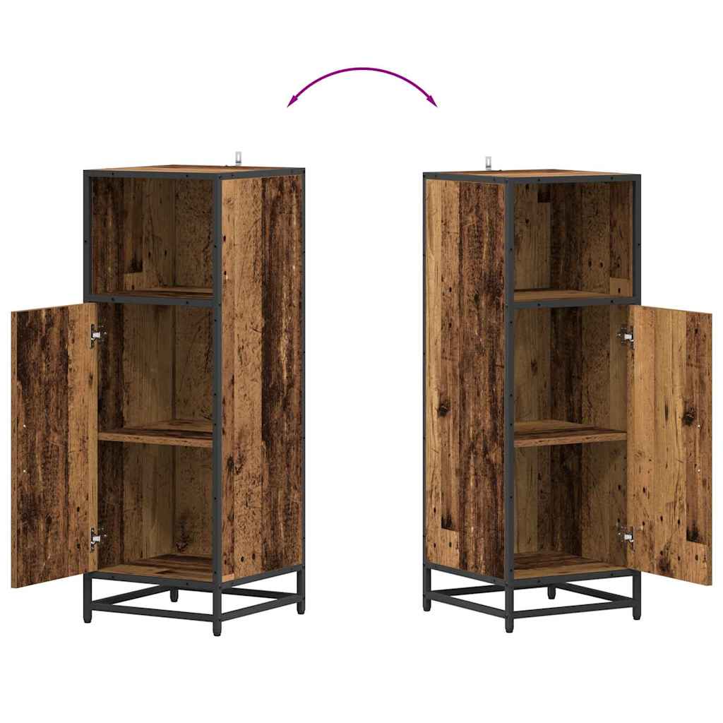 Badezimmer Schrank Altholz 35 x 37,5 x 100 cm Holzwerkstoff