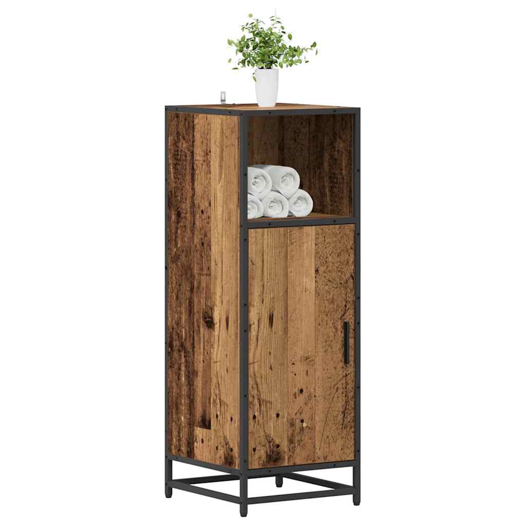 Badezimmer Schrank Altholz 35 x 37,5 x 100 cm Holzwerkstoff