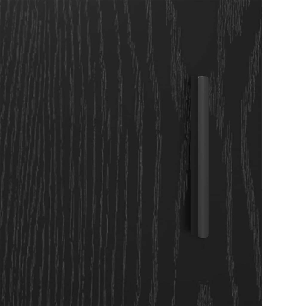 Badezimmer Waschbecken Schrank Schwarze Eiche 80 x 33 x 60 cm