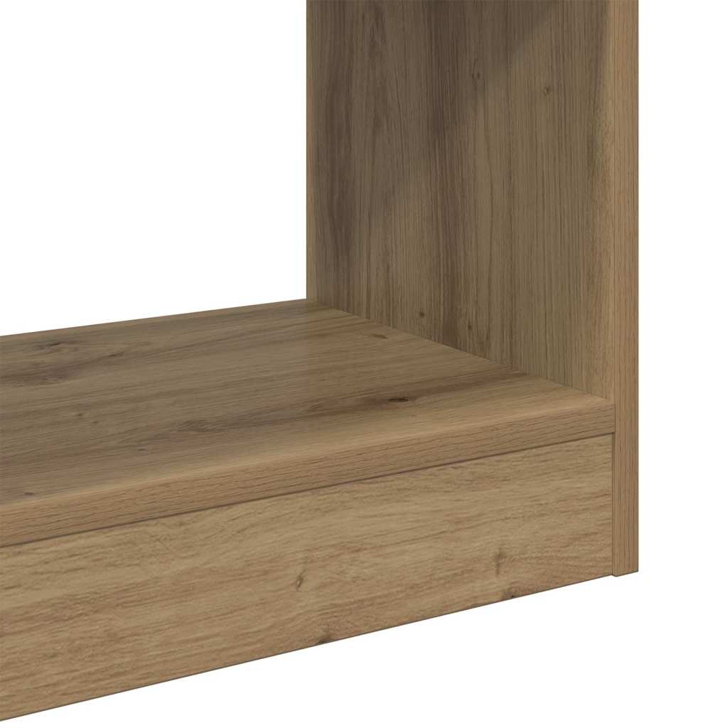 Bücherregal Eiche handwerklich 40 x 30 x 103 cm Holzwerkstoff