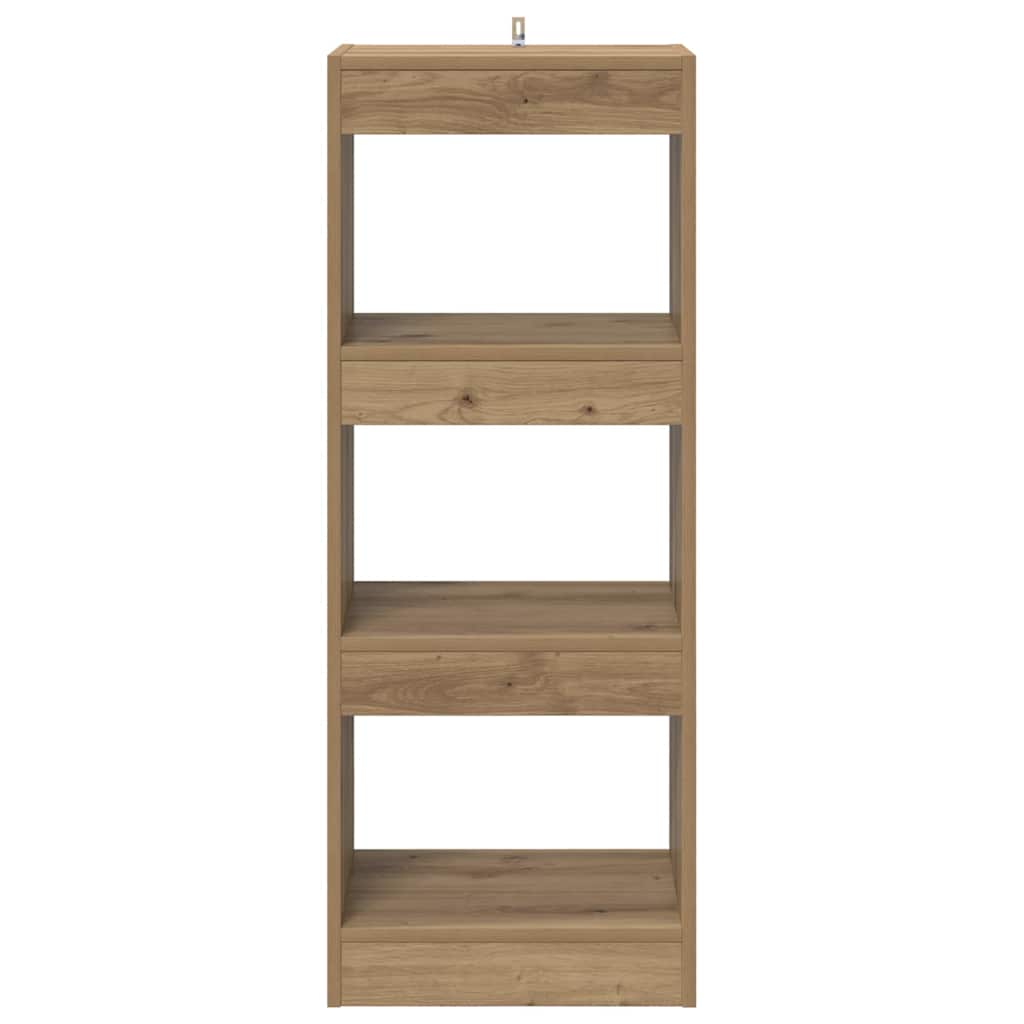 Bücherregal Eiche handwerklich 40 x 30 x 103 cm Holzwerkstoff