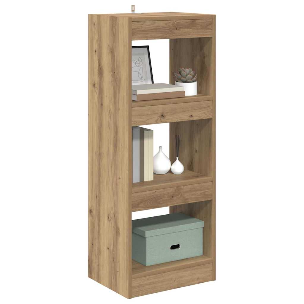 Bücherregal Eiche handwerklich 40 x 30 x 103 cm Holzwerkstoff