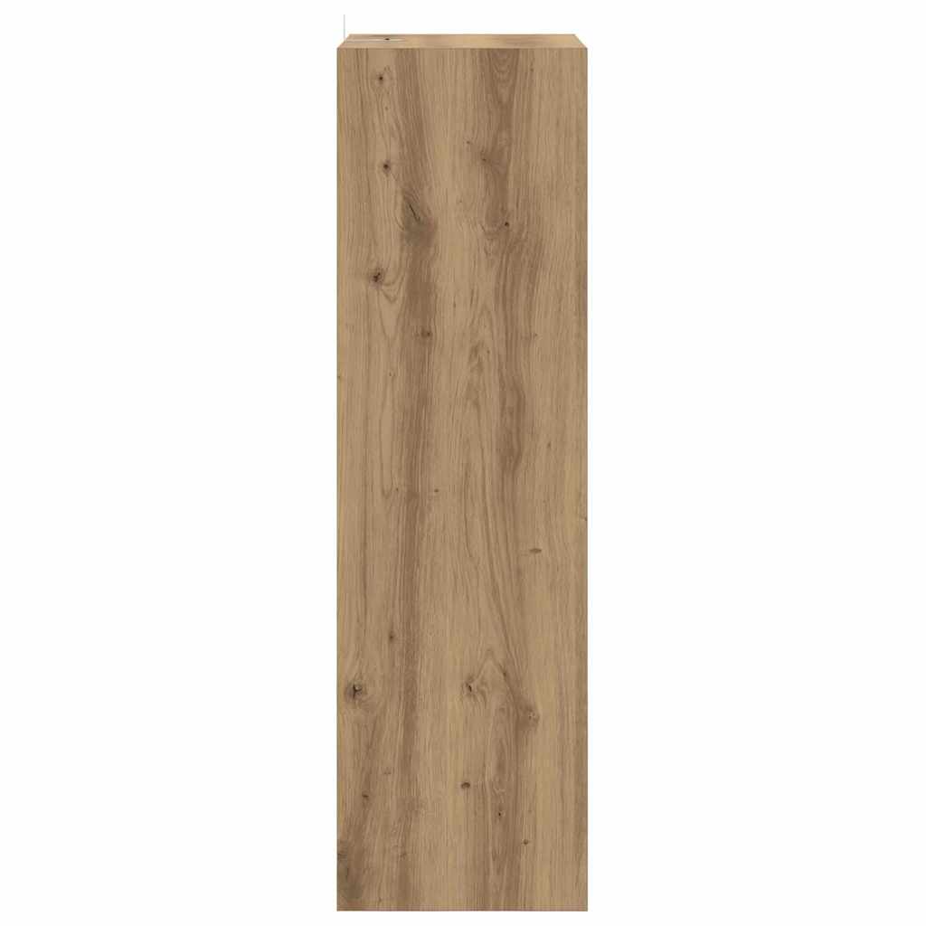 Bücherregal Eiche handwerklich 40 x 30 x 103 cm Holzwerkstoff