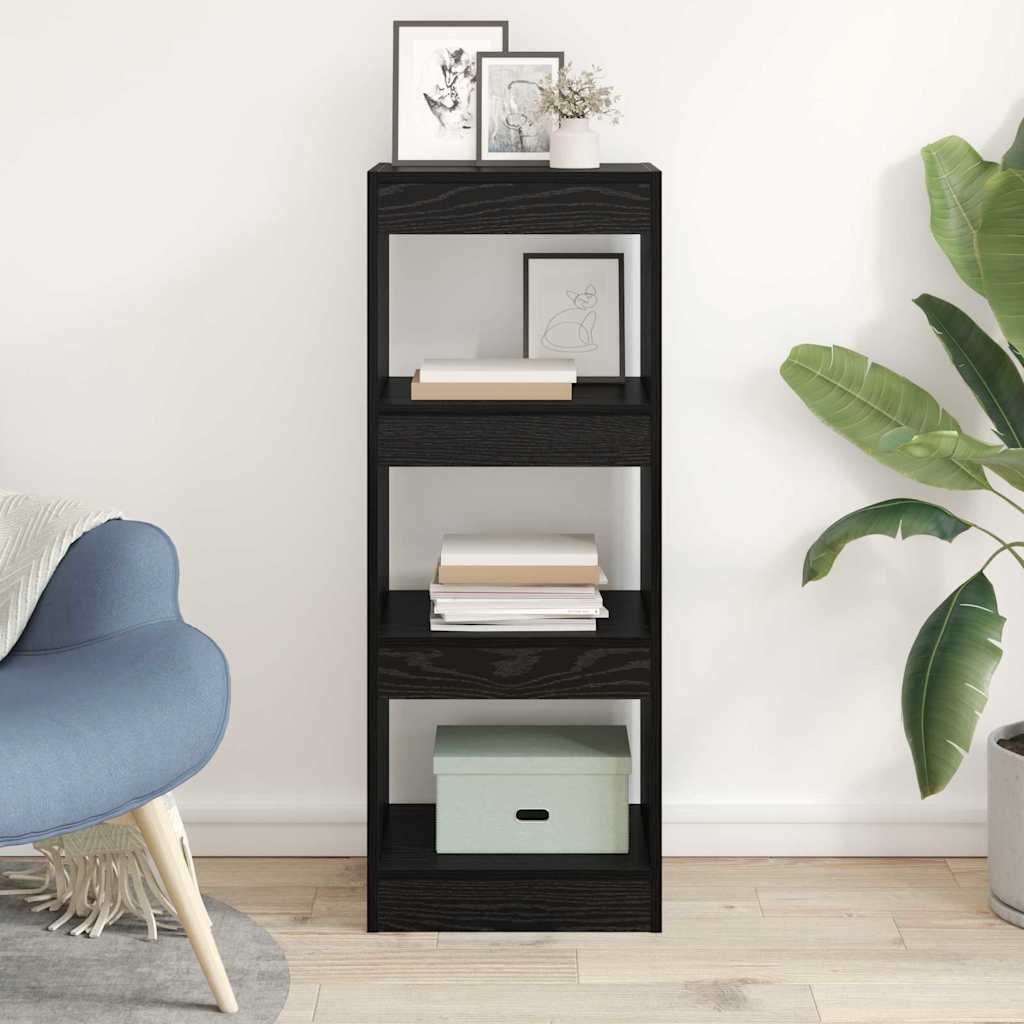 Bücherregal Schwarze Eiche 40 x 30 x 103 cm Holzwerkstoff