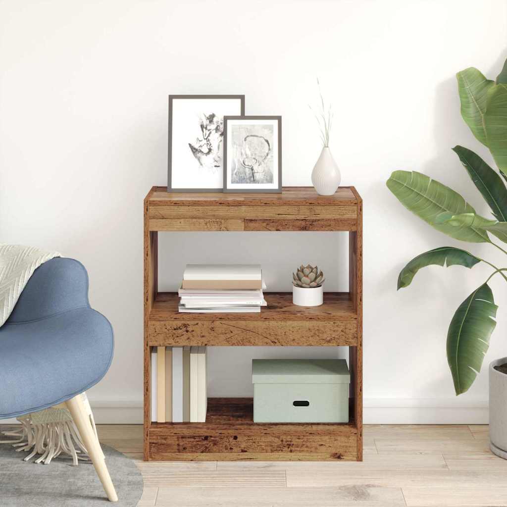 Bücherregal Altholz 60 x 30 x 72 cm Holzwerkstoff