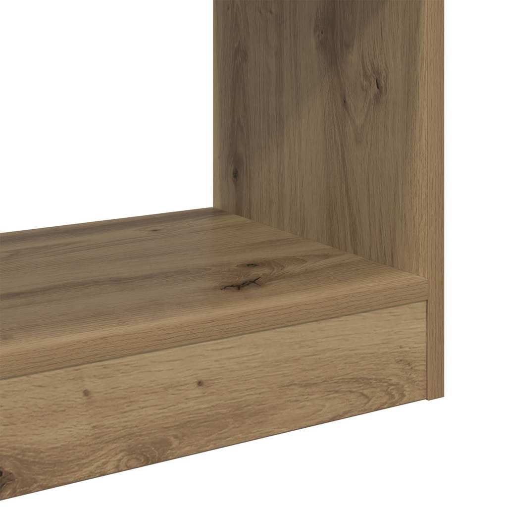 Bücherregal Eiche handwerklich 60 x 30 x 72 cm Holzwerkstoff