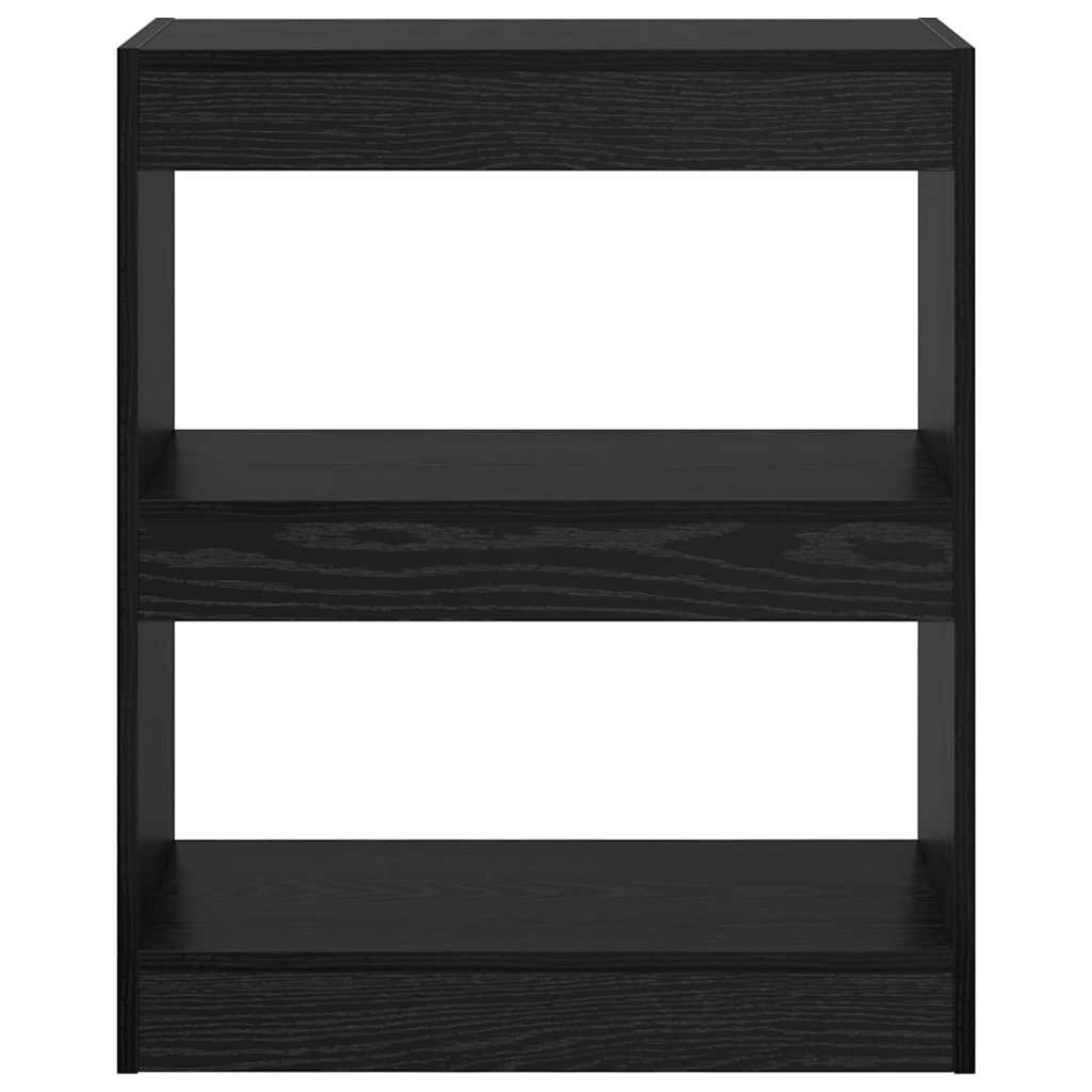 Bücherregal Schwarze Eiche 60 x 30 x 72 cm Holzwerkstoff
