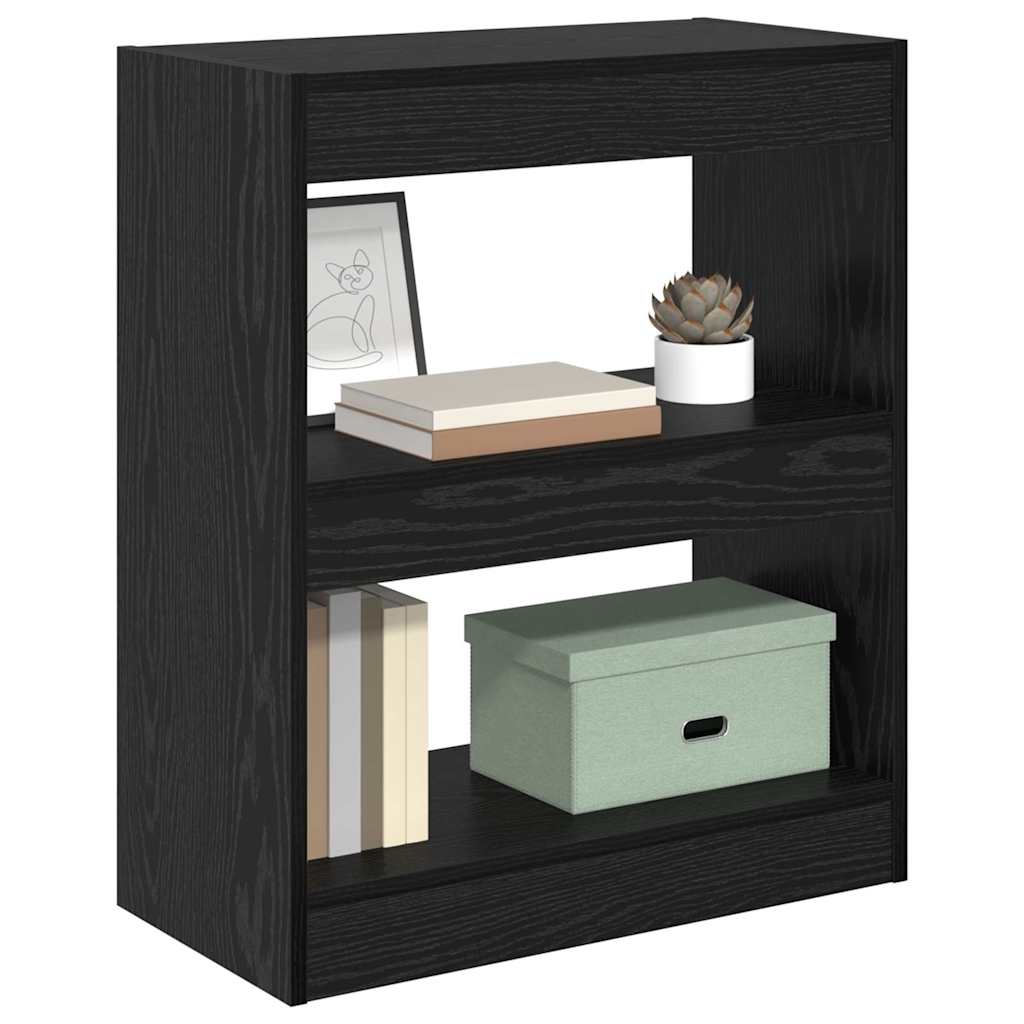 Bücherregal Schwarze Eiche 60 x 30 x 72 cm Holzwerkstoff