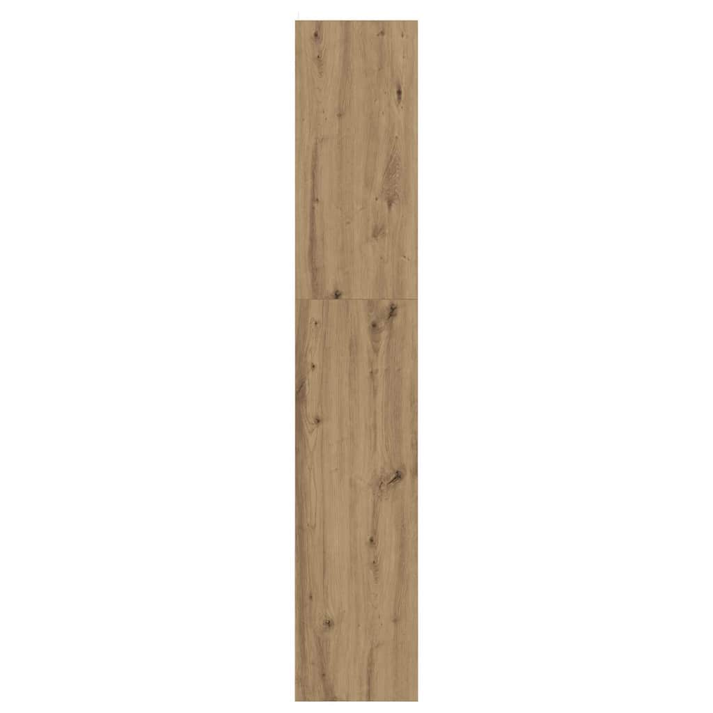 Bücherregal Eiche handwerklich 60 x 30 x 166 cm Holzwerkstoff