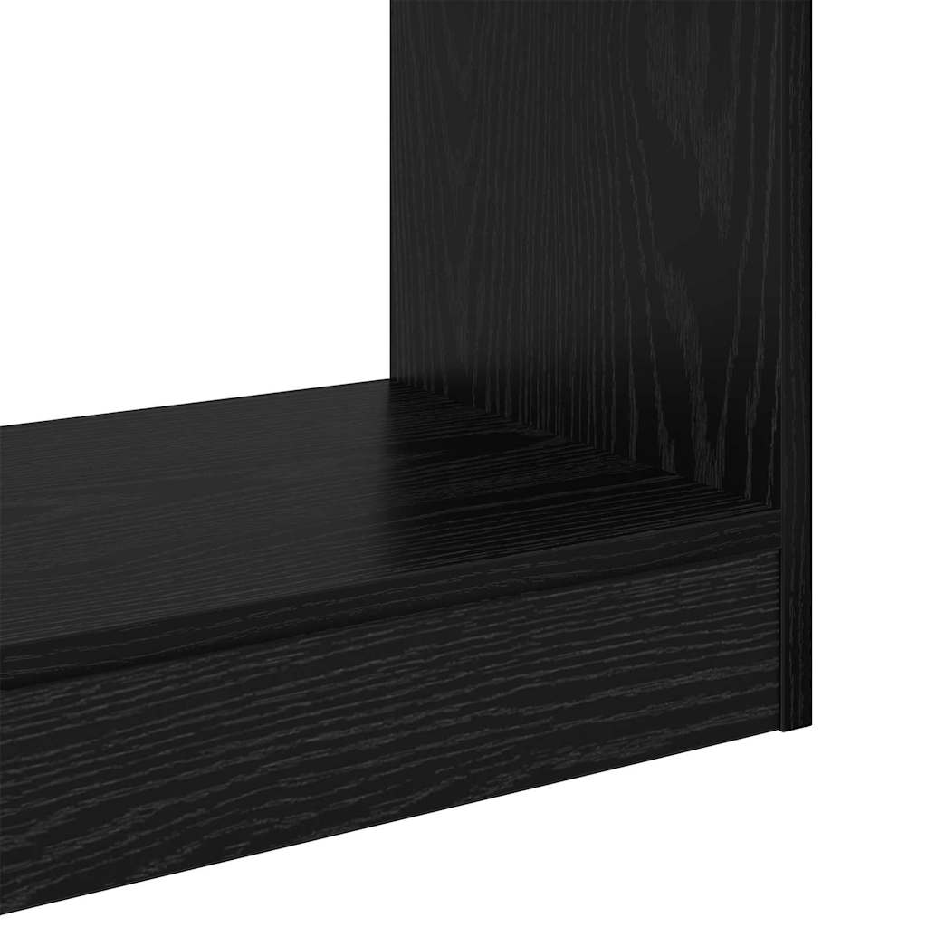 Bücherregal Schwarze Eiche 60 x 30 x 166 cm Holzwerkstoff