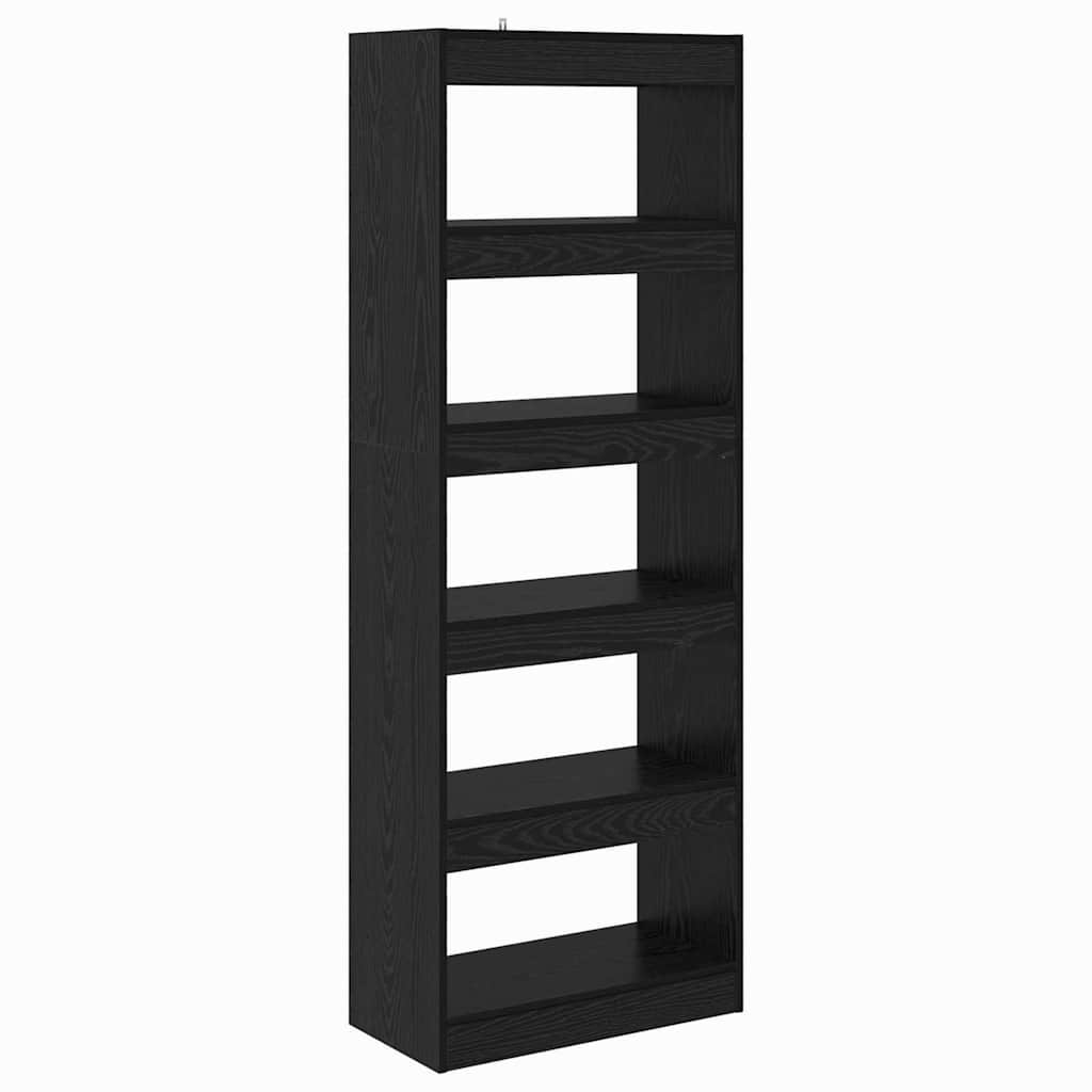 Bücherregal Schwarze Eiche 60 x 30 x 166 cm Holzwerkstoff