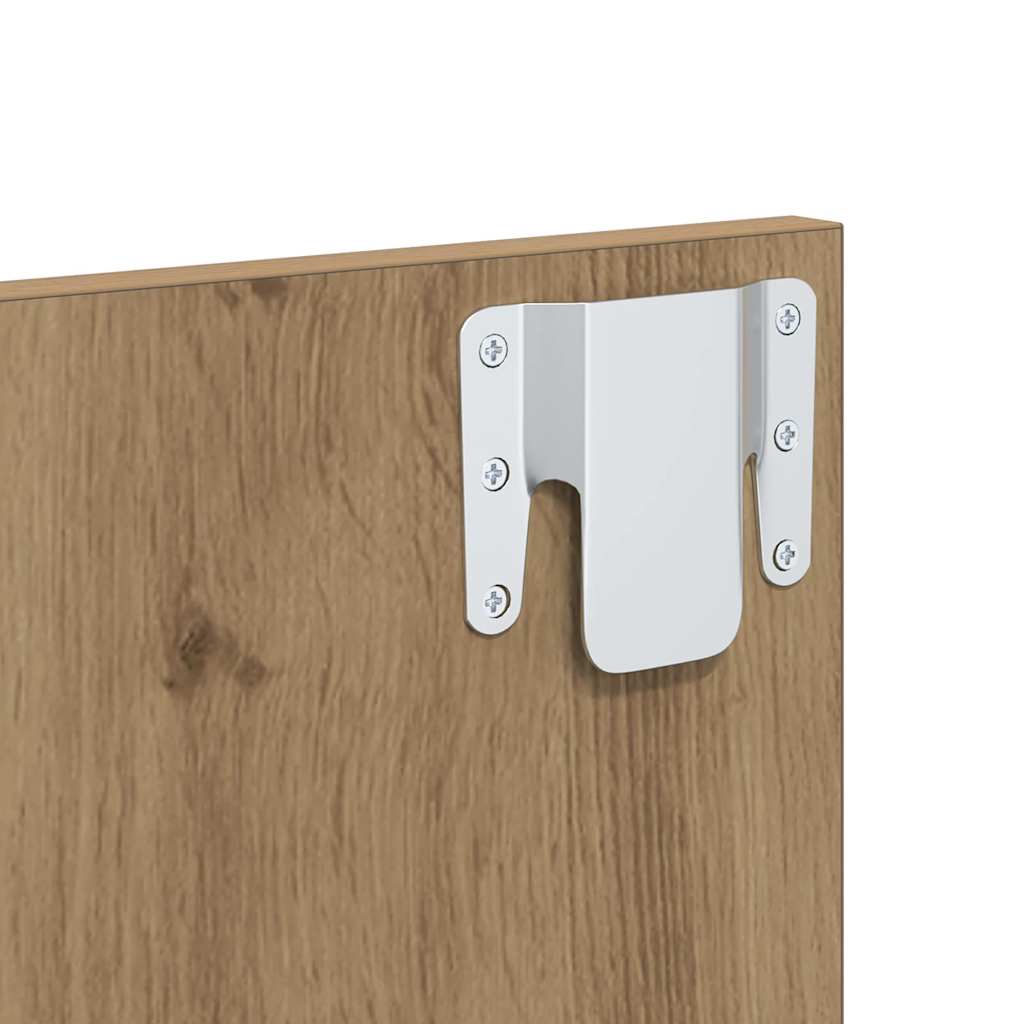 Bettschrank 2 pcs Eiche handwerklich 48,5 x 32,5 x 80 cm