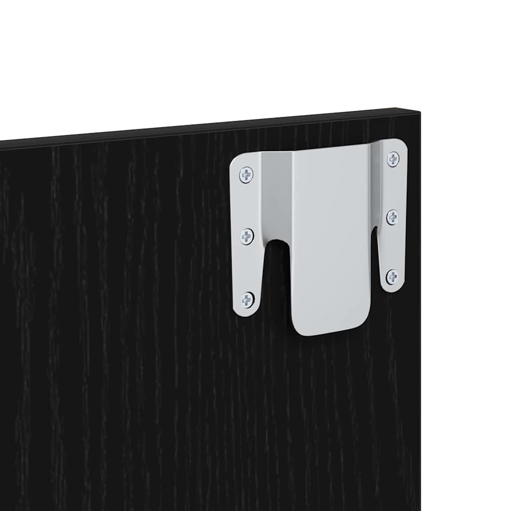 Bettschrank 2 pcs Schwarze Eiche 48,5 x 32,5 x 80 cm