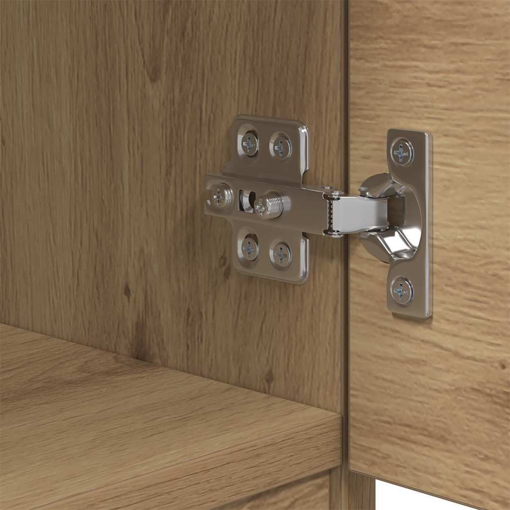 Bettschrank 2 pcs Eiche handwerklich 40 x 39 x 40 cm