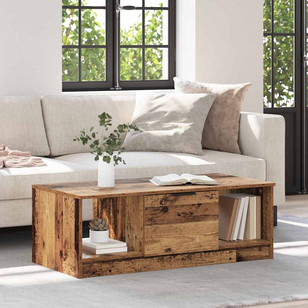 Couchtisch Altholz 100 x 50 x 36 cm Holzwerkstoff