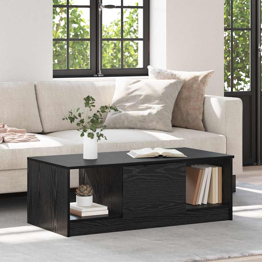 Couchtisch Schwarze Eiche 100 x 50 x 36 cm Holzwerkstoff