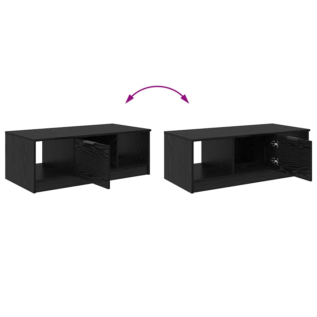 Couchtisch Schwarze Eiche 100 x 50 x 36 cm Holzwerkstoff