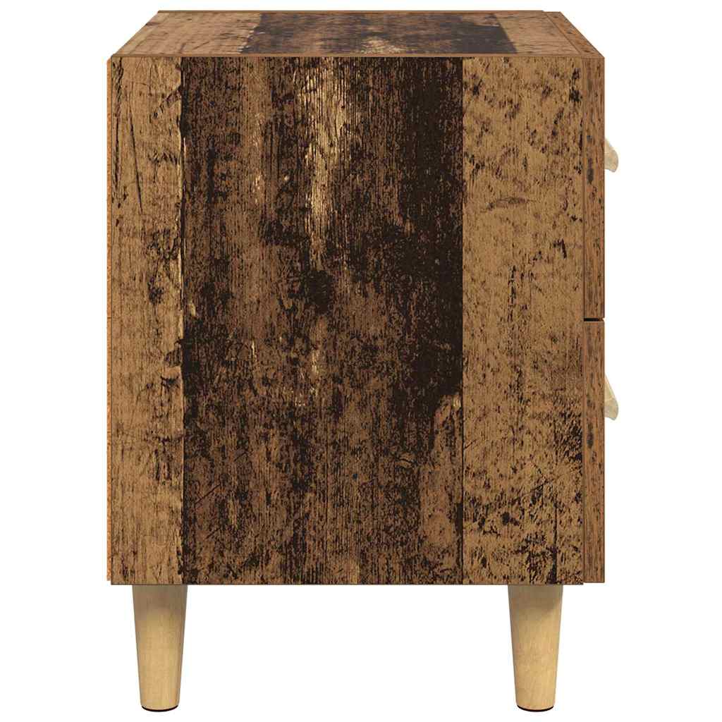 Bettschrank 2 pcs Altholz 40 x 35 x 47,5 cm Holzwerkstoff