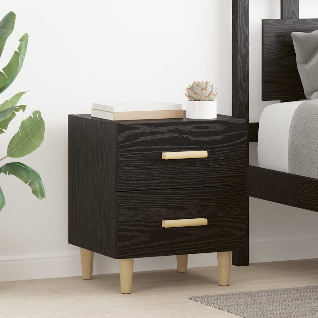 Bettschrank Schwarze Eiche 40 x 35 x 47,5 cm Holzwerkstoff