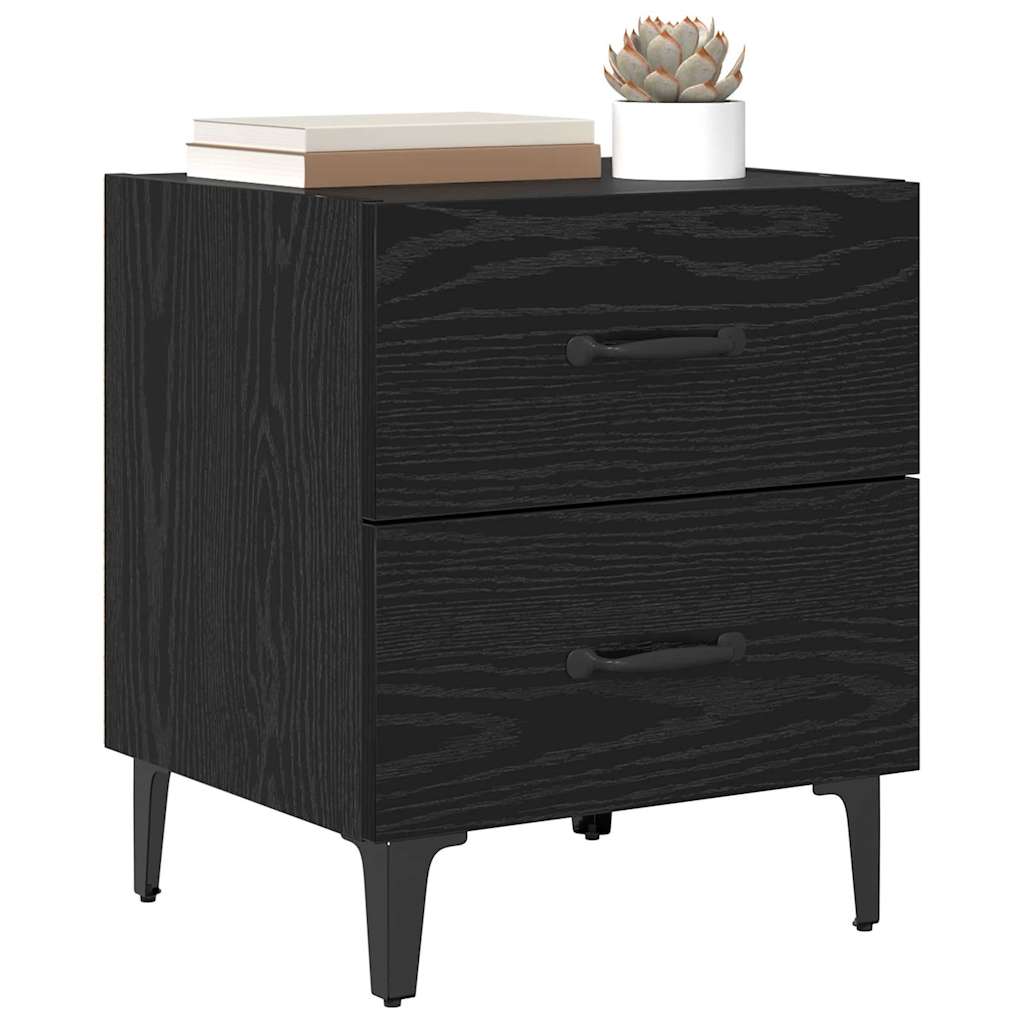 Bettschrank Schwarze Eiche 40 x 35 x 47,5 cm Holzwerkstoff