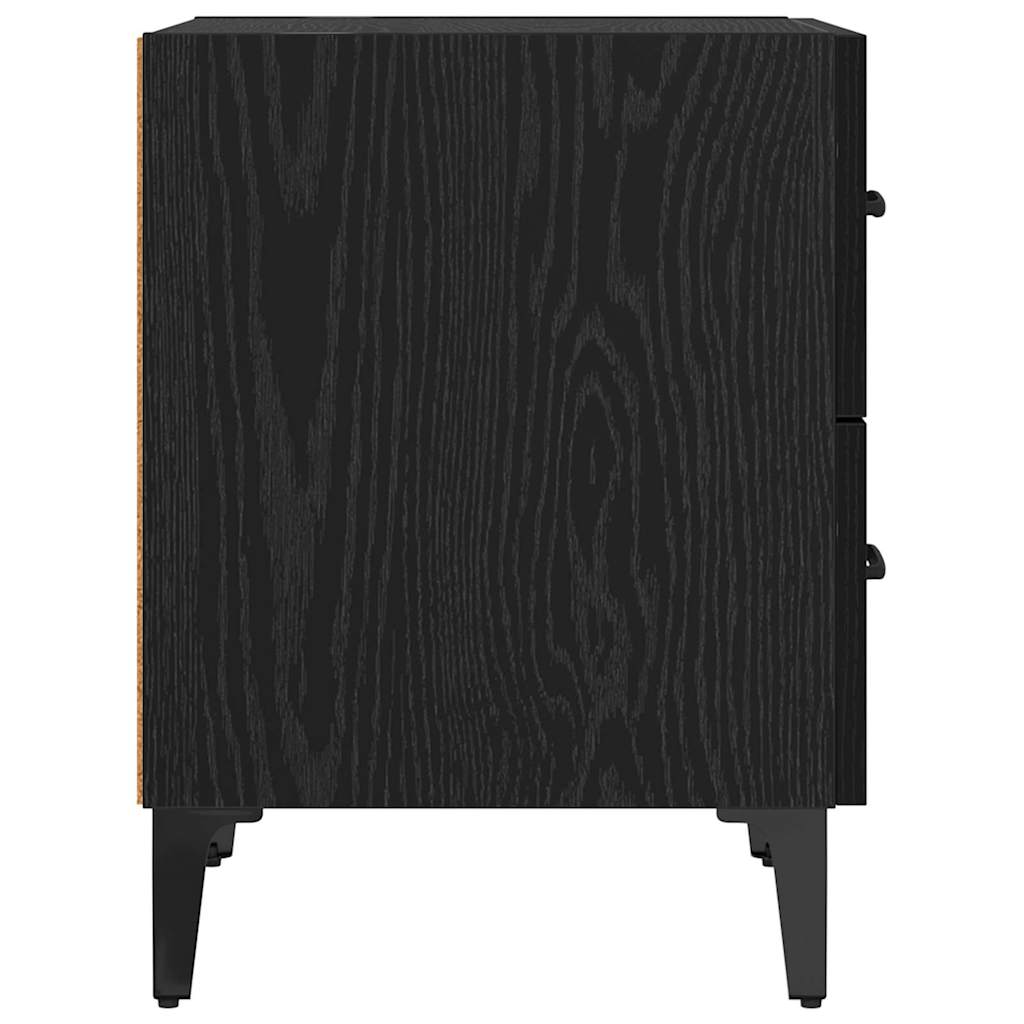 Bettschrank Schwarze Eiche 40 x 35 x 47,5 cm Holzwerkstoff