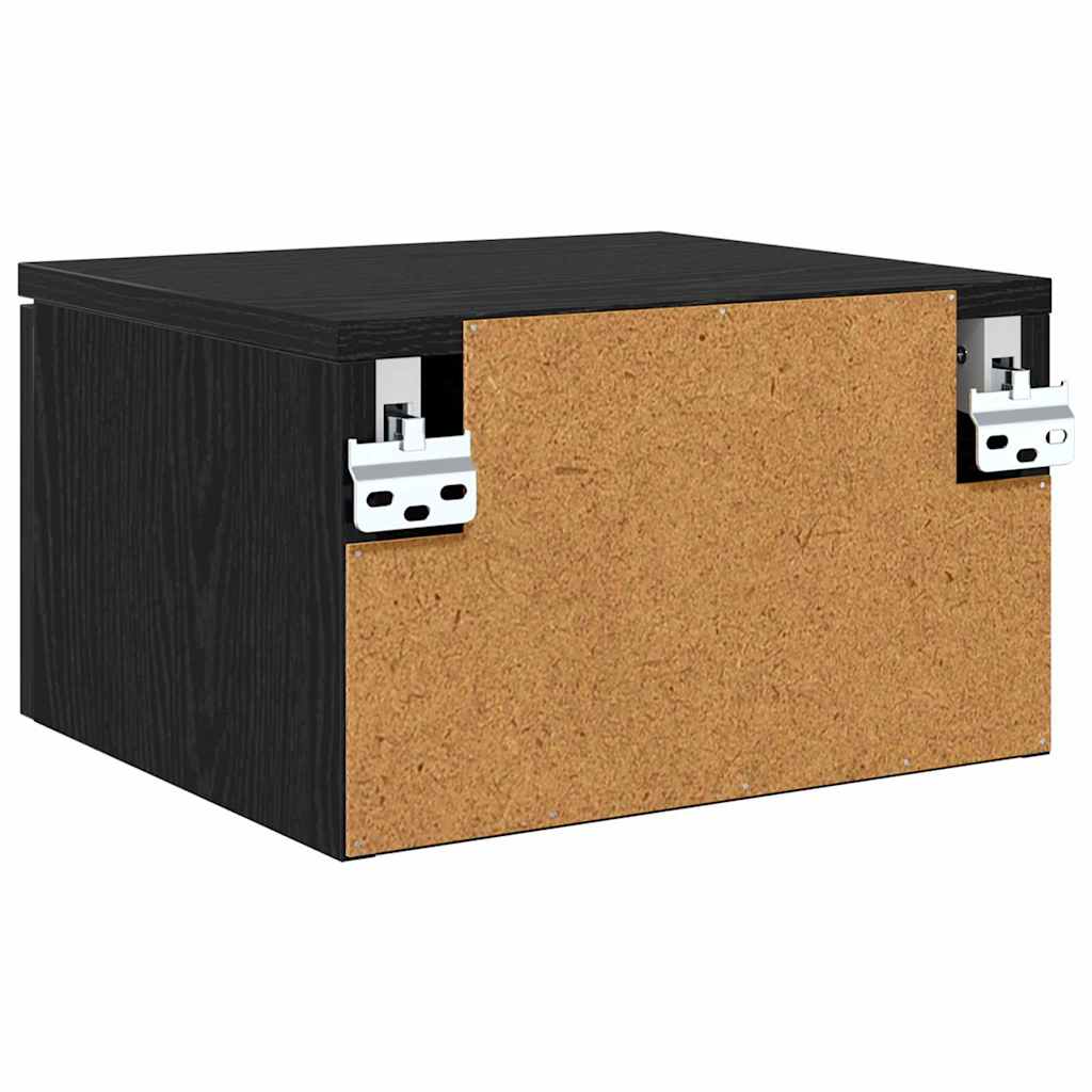 Nachttisch Schwarze Eiche 34 x 30 x 20 cm Holzwerkstoff