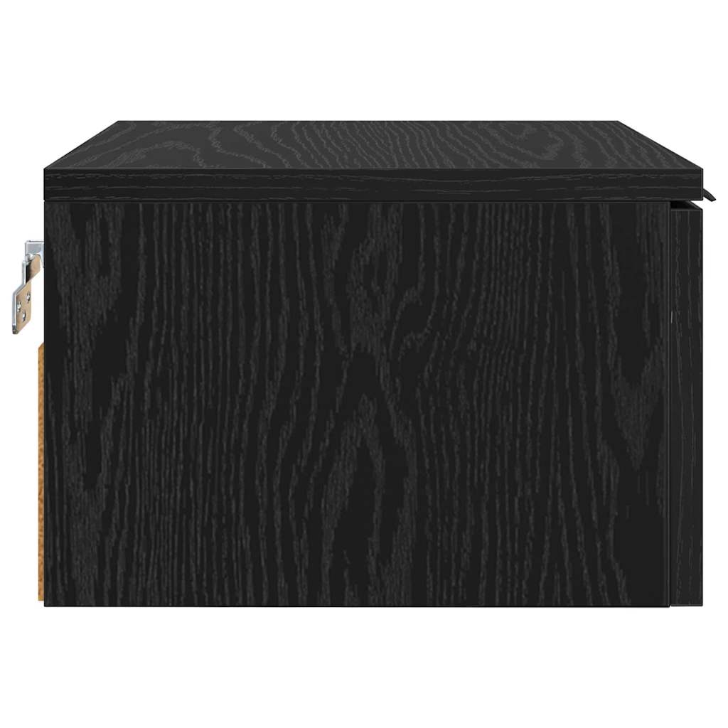 Nachttisch Schwarze Eiche 34 x 30 x 20 cm Holzwerkstoff