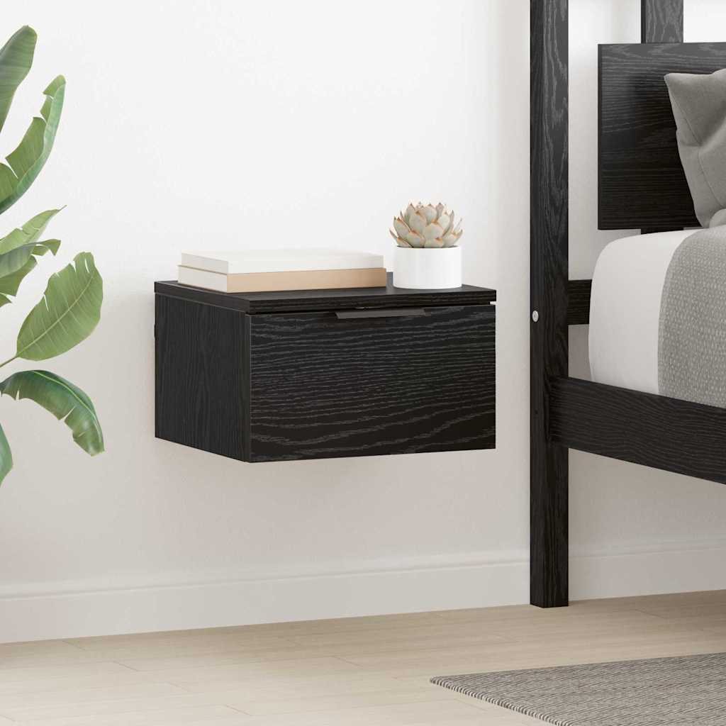 Nachttisch 2 pcs Schwarze Eiche 34 x 30 x 20 cm Holzwerkstoff